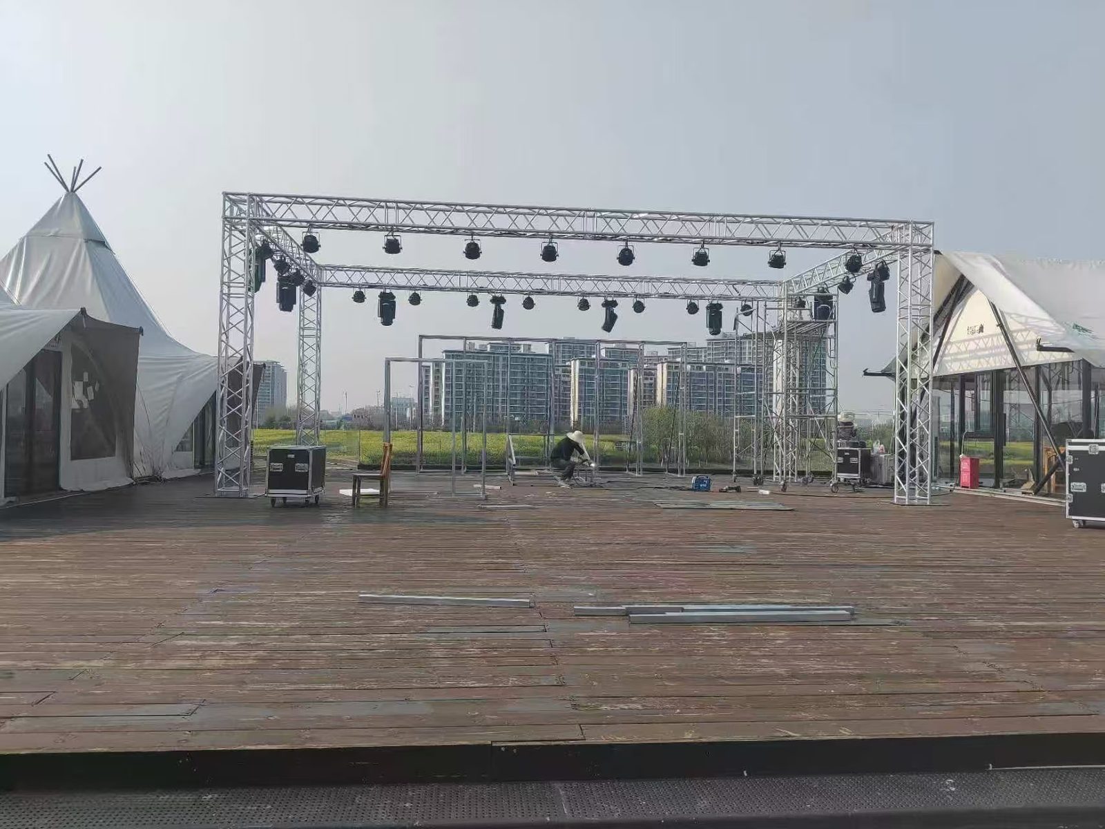 高河大河滨
河露营地现场图片