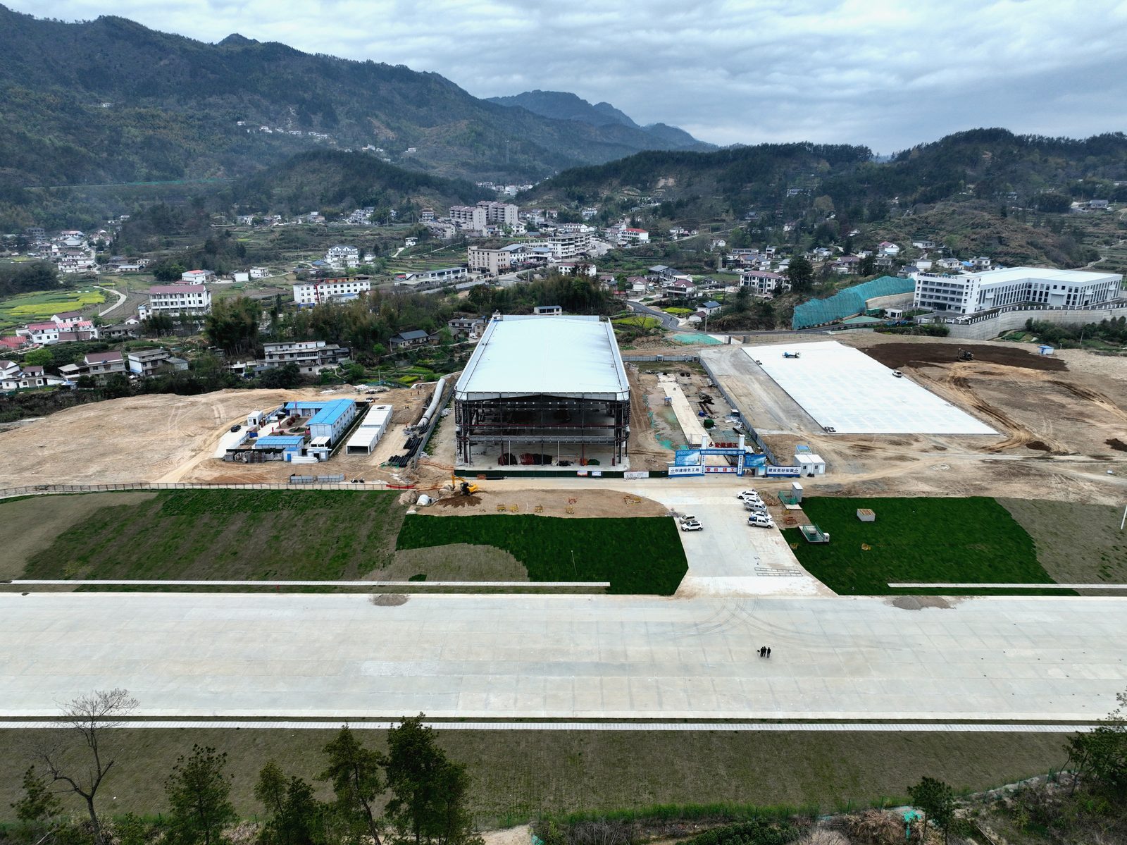 航空飞行营地现场图片