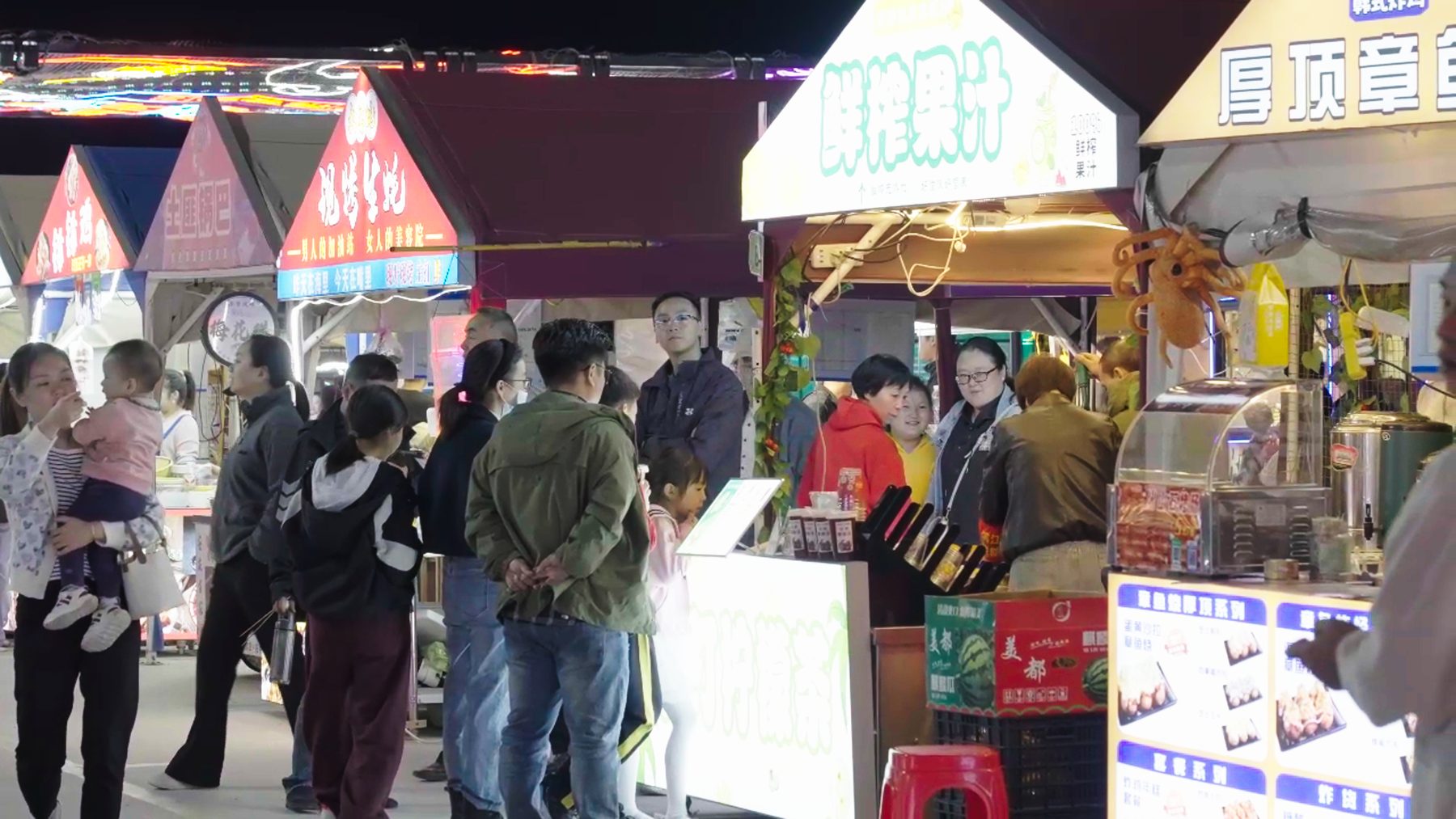 安庆滨江夜市图6