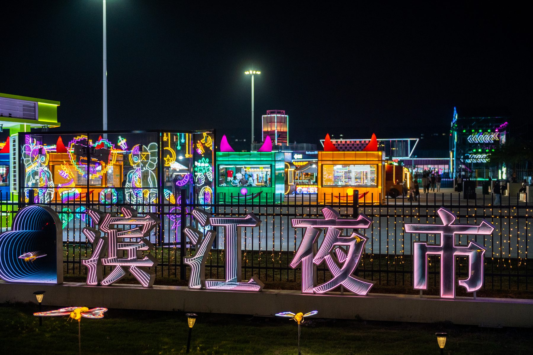 安庆滨江夜市图47