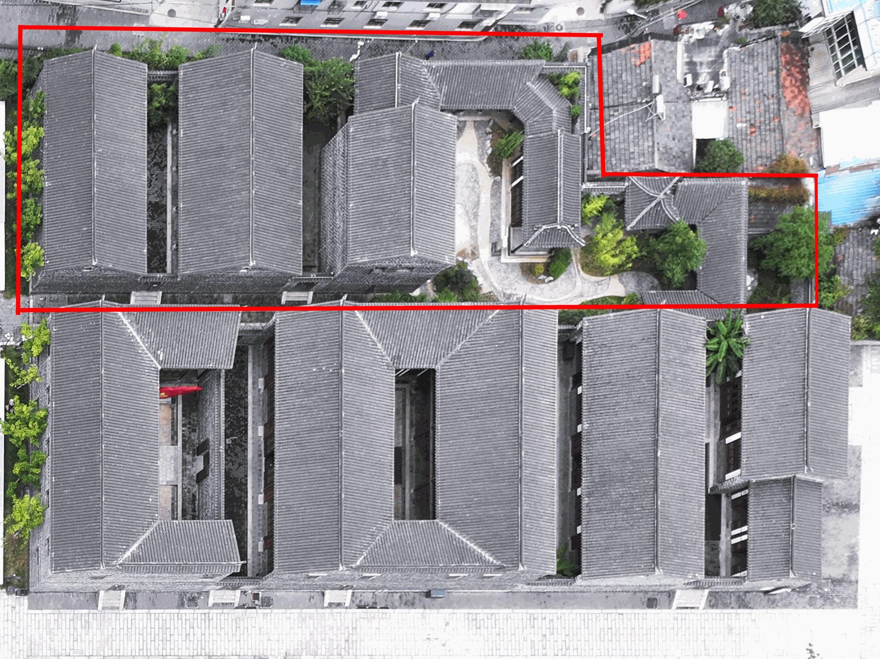 六尺巷景区张府园区中式合院图11