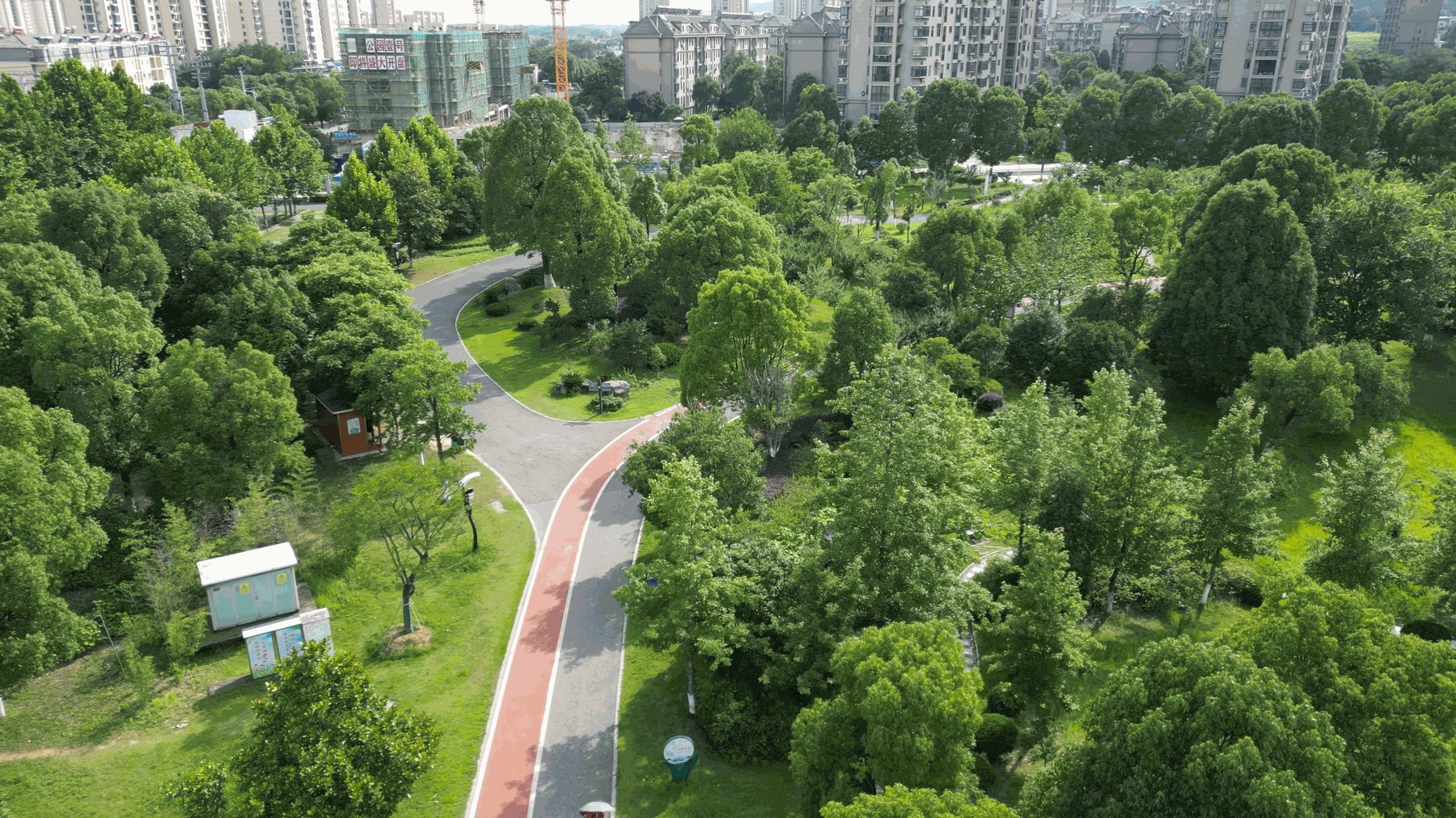 西郊公园绿地图3